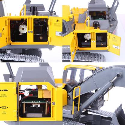 1/14 Scale RC Hydraulic Excavator Heavy Duty All Metal 24CH Construction Vehicle RTR Model