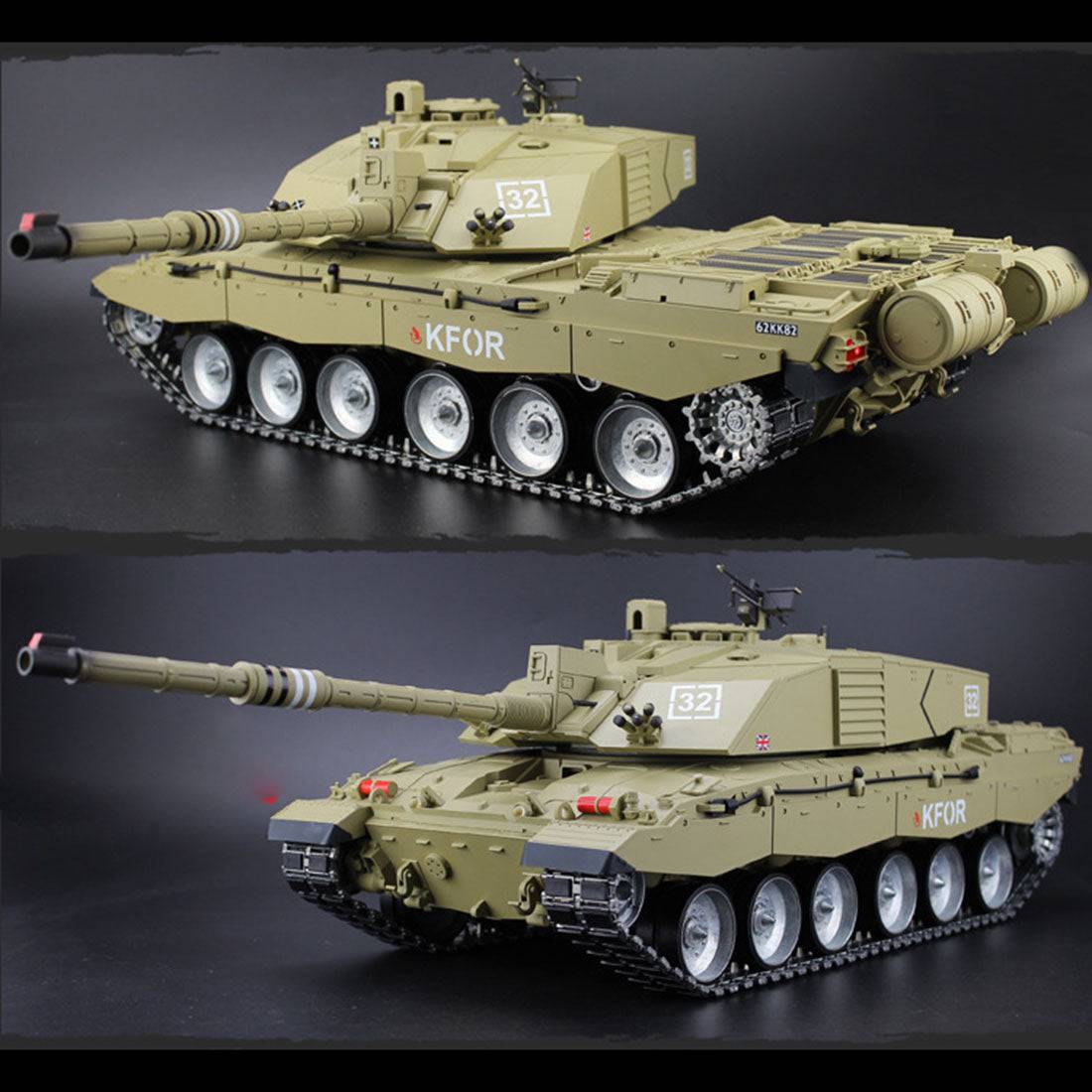1/16 Scale British Challenger 2 RC Main Battle Tank with Smoke Sound & BB Shooting Function-helloworld7