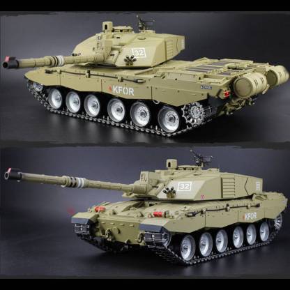 1/16 Scale British Challenger 2 RC Main Battle Tank with Smoke Sound & BB Shooting Function-helloworld7