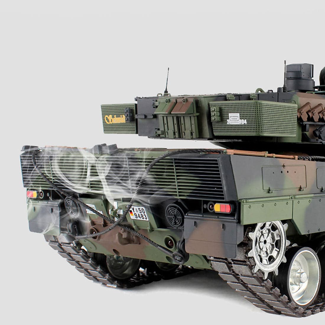 1/16 Scale German Leopard 2A6 RC Main Battle Tank Metal Ultimate Edition Smoke & Sound-helloworld7