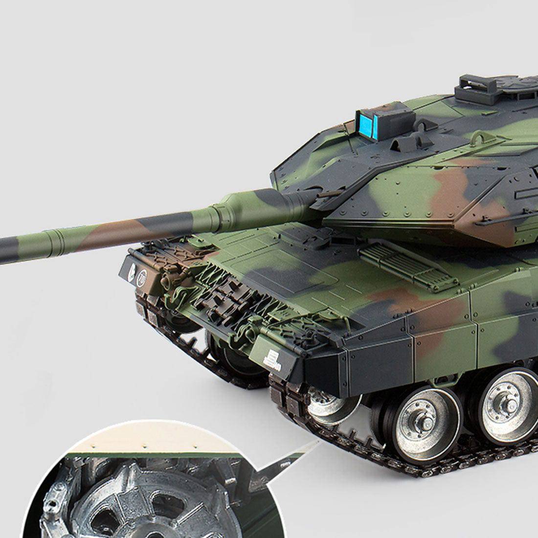 1/16 Scale German Leopard 2A6 RC Main Battle Tank Metal Ultimate Edition Smoke & Sound-helloworld7