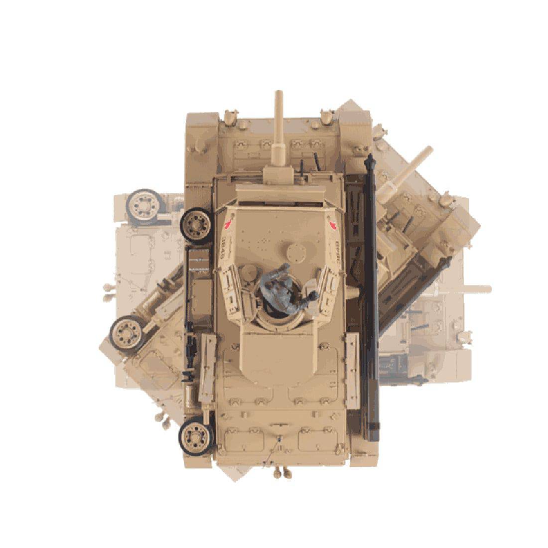 1/16 Scale German Panzer III H RC Tank Metal Ultimate Edition 6.0 System Smoke Sound-helloworld7