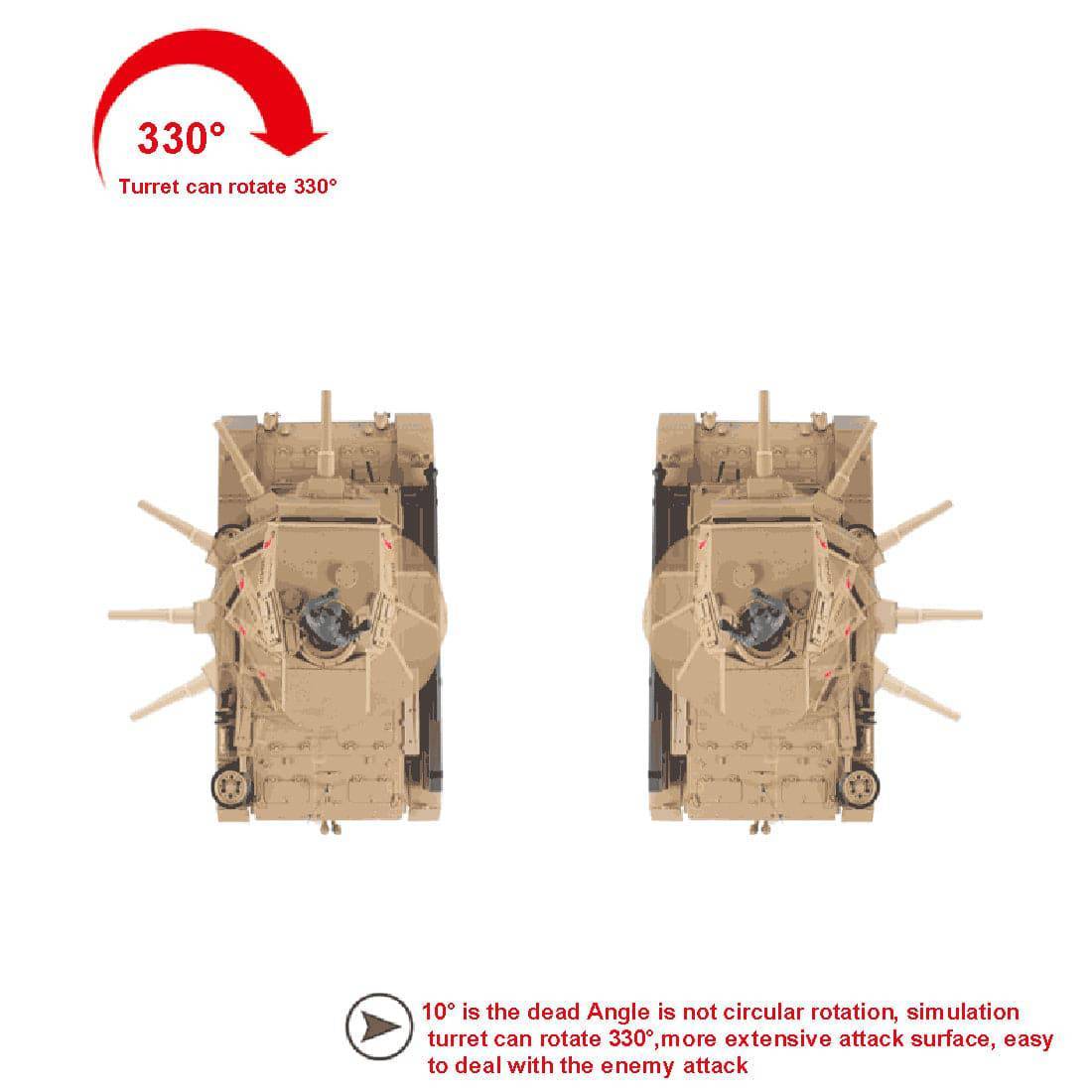 1/16 Scale German Panzer III H RC Tank Metal Ultimate Edition 6.0 System Smoke Sound-helloworld7