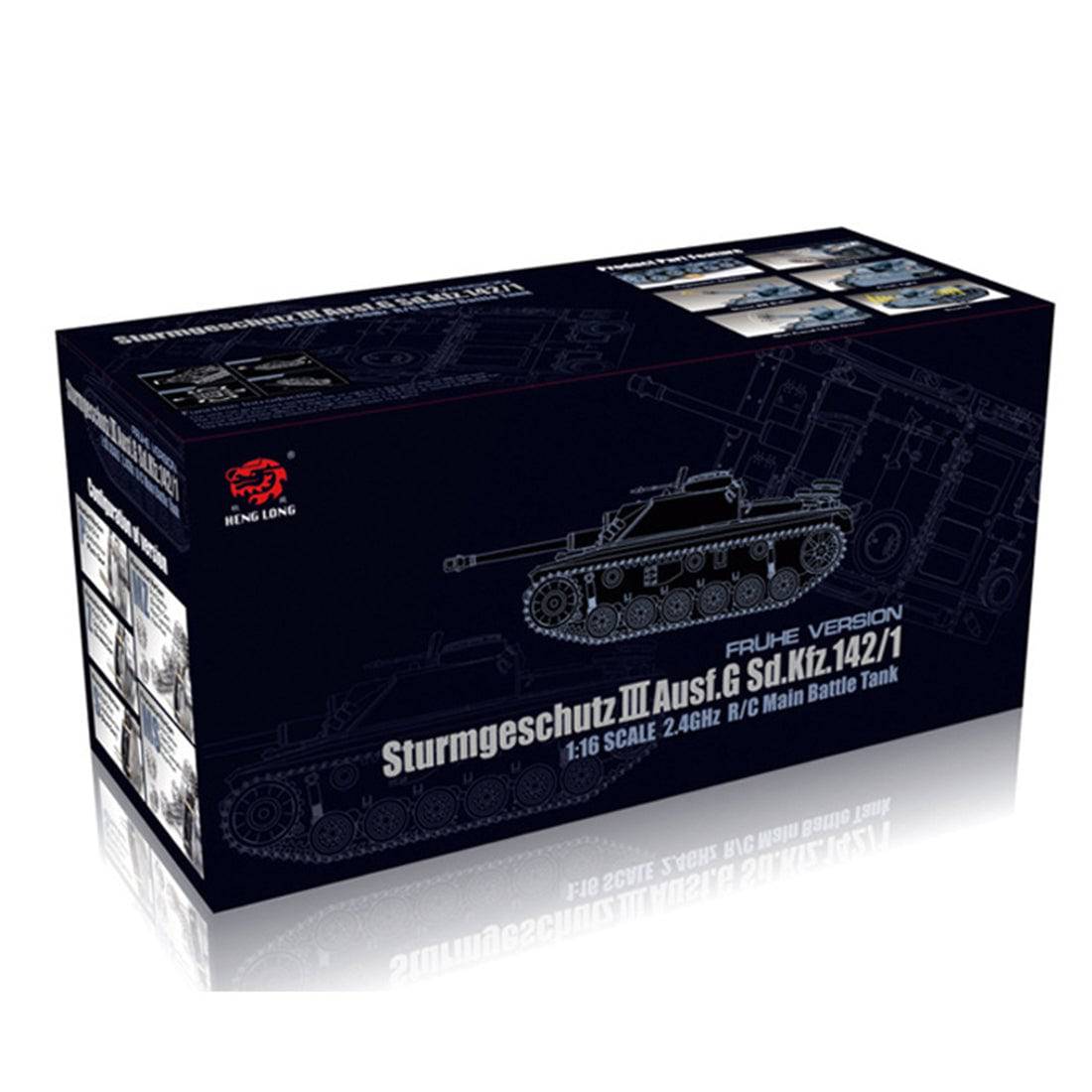 1/16 Scale German Panzer III L RC Tank Metal Ultimate Edition Smoke Sound Recoil