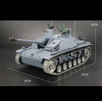 1/16 Scale German Stug III Ausf. F8 RC Assault Gun Metal Ultimate Edition 6.0 System