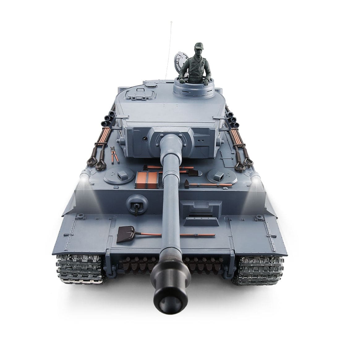 1/16 Scale German Tiger I Heavy RC Tank with Smoke Sound and BB Shooting Basic Edition-helloworld7