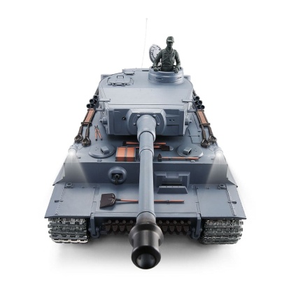 1/16 Scale German Tiger I Heavy RC Tank with Smoke Sound and BB Shooting Basic Edition-helloworld7