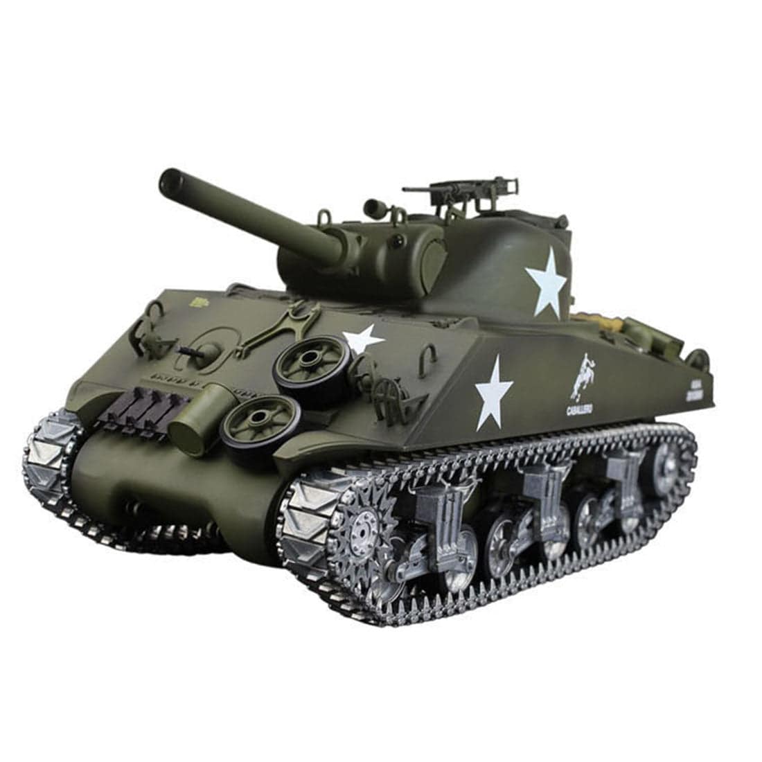 1/16 Scale US M4A3 Sherman RC Tank Basic Edition with Sound Smoke BB Shooting-helloworld7