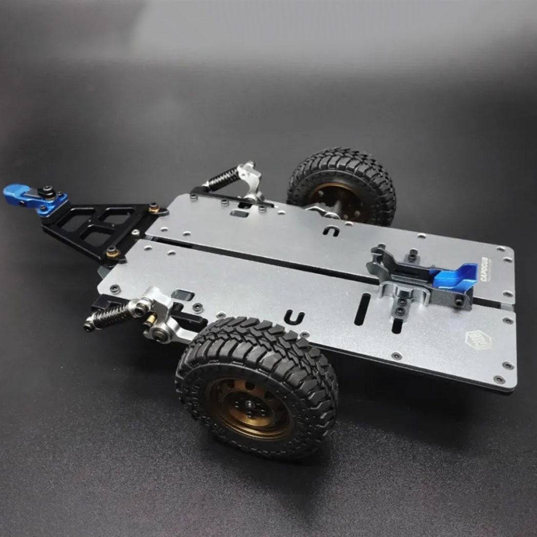 Capo CUB1 1/18 Scale CNC Aluminum RC Motorcycle Trailer Towing Upgrade