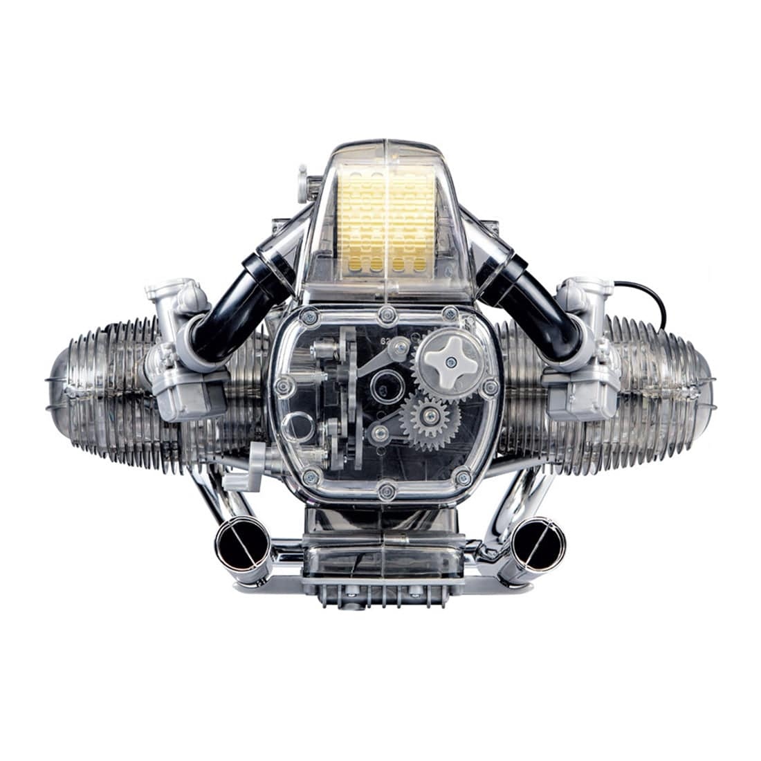 1/2 Scale Visible Flat Twin Airhead Engine Model Kit DIY STEM Gift