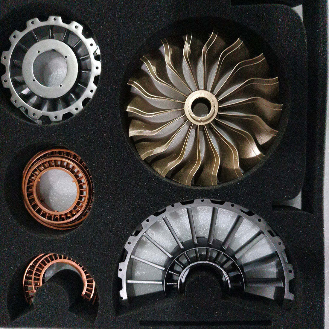TR900 Transparent Turbofan Engine Model Kit 1/20 Scale Electric STEM Aviation Science Hobby-helloworld7