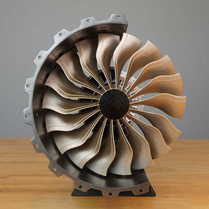 TR900 Transparent Turbofan Engine Model Kit 1/20 Scale Electric STEM Aviation Science Hobby-helloworld7