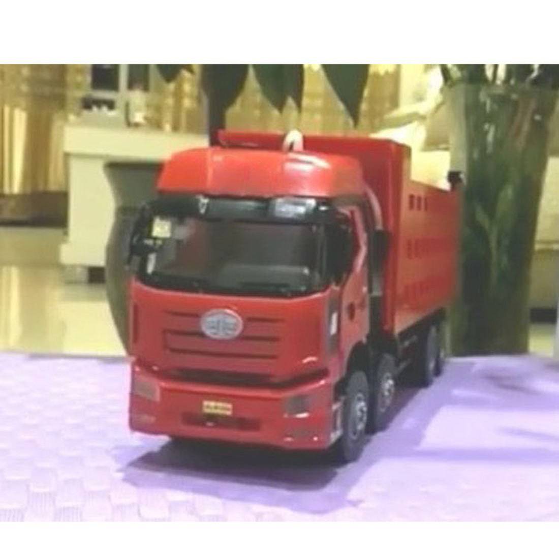 1/24 Scale RC Dump Truck RTR Heavy Duty 8x4 with Hydraulic Lift Full Metal Chassis 2-Speed Gearbox