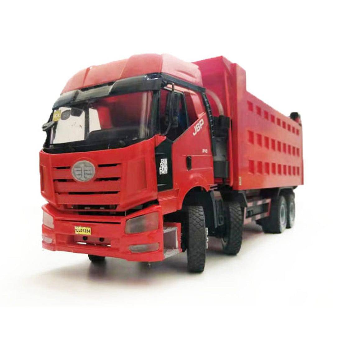1/24 Scale RC Dump Truck RTR Heavy Duty 8x4 with Hydraulic Lift Full Metal Chassis 2-Speed Gearbox