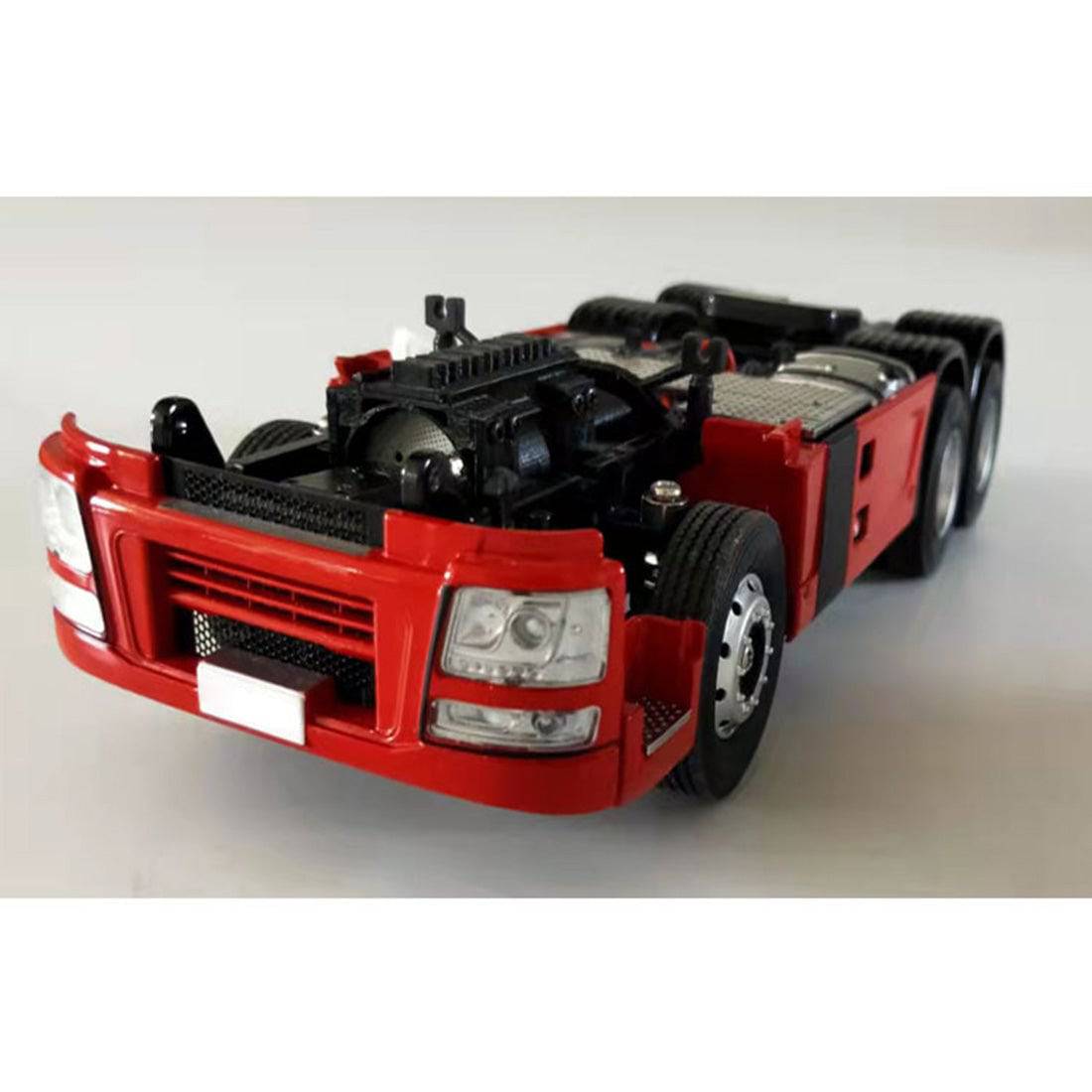 1/24 Scale RC Truck and Detachable Flatbed Trailer RTR Heavy Duty Alloy Tow Tractor Model with 2 Speed Gearbox-helloworld7