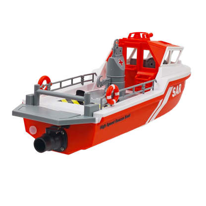 RC Rescue Boat 1/32 Scale RTR Remote Control Boat for Pools and Lakes 2.4Ghz Watercraft with Low Battery Alarm and Capsize Recovery for Adults and Kids-helloworld7