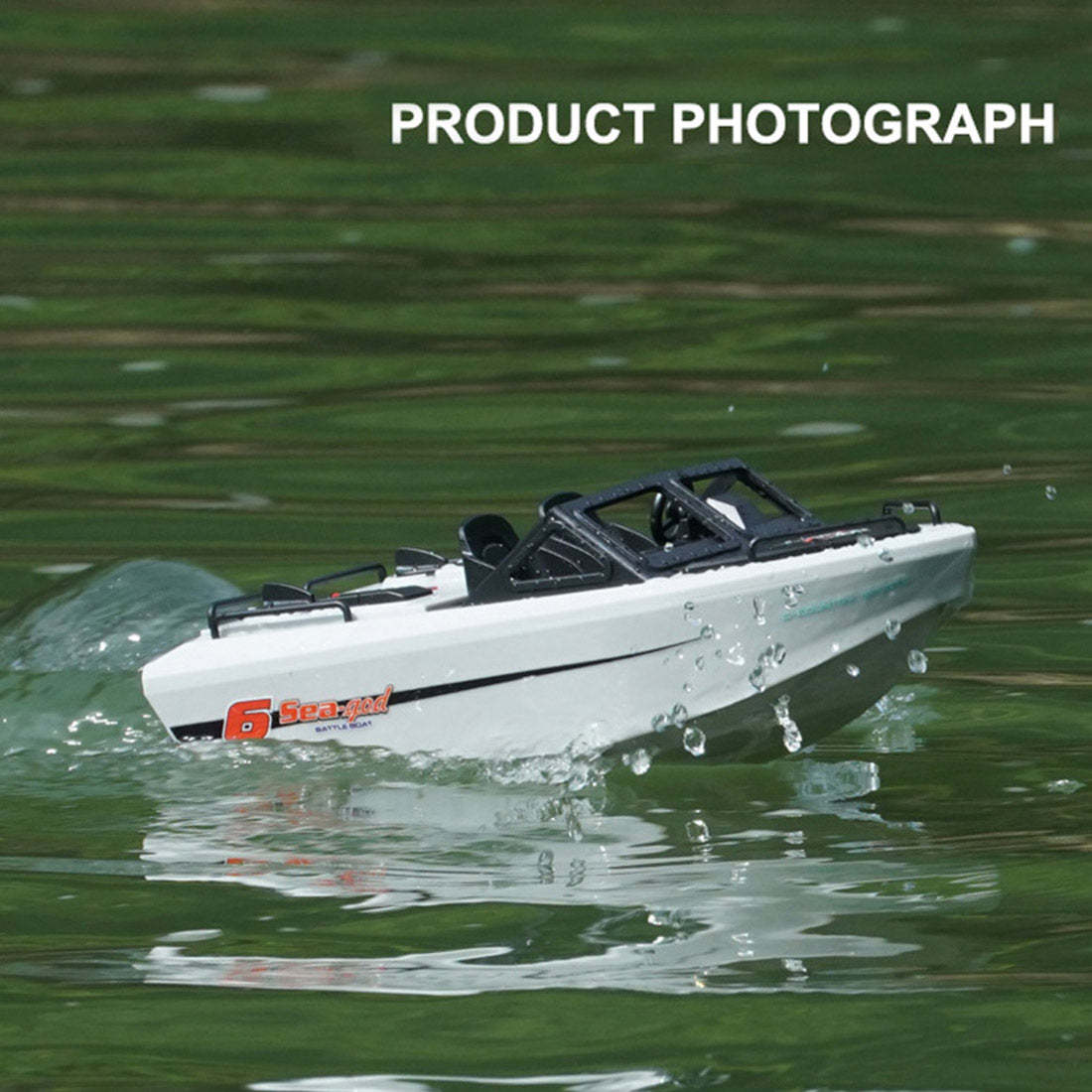 RC Rescue Boat 1/32 Scale RTR Remote Control Boat for Pools and Lakes 2.4Ghz Watercraft with Low Battery Alarm and Capsize Recovery for Adults and Kids-helloworld7