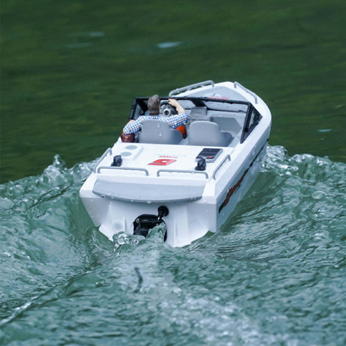 RC Rescue Boat 1/32 Scale RTR Remote Control Boat for Pools and Lakes 2.4Ghz Watercraft with Low Battery Alarm and Capsize Recovery for Adults and Kids-helloworld7