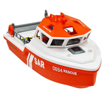 RC Rescue Boat 1/32 Scale RTR Remote Control Boat for Pools and Lakes 2.4Ghz Watercraft with Low Battery Alarm and Capsize Recovery for Adults and Kids-helloworld7