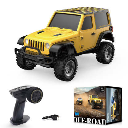 JIABAILE 3601 1/36 Scale Mini RC Rock Crawler 4WD Full Proportional Control Micro Offroad Car for Desk and Indoor Fun