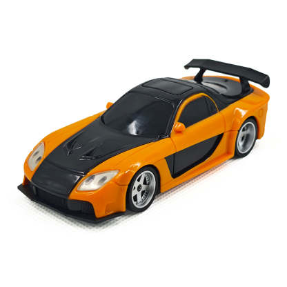 1/43 Scale Mini RC Drift Car 4WD High Speed 2.4G Full Proportional Desk Racing Vehicle for Indoor Fun-helloworld7