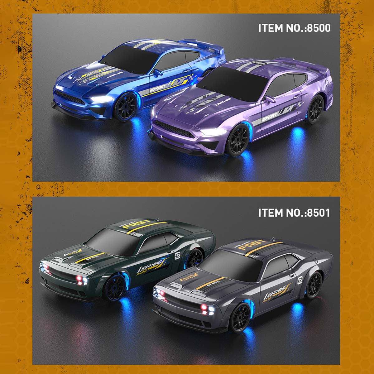 1/43 Scale Mini RC Drift Car 4WD Full Proportional High Speed Racing Car RTR-helloworld7
