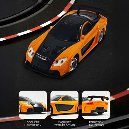 1/43 Scale Mini RC Drift Car 4WD High Speed 2.4G Full Proportional Desk Racing Vehicle for Indoor Fun-helloworld7