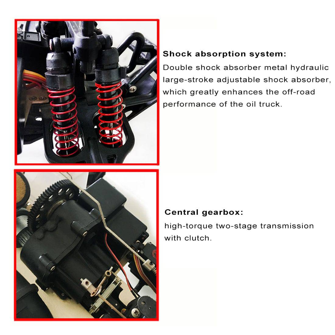1/8 Scale Nitro Gas Powered 4WD Monster Truck 2 Speed Gearbox 60km/h RTR-helloworld7