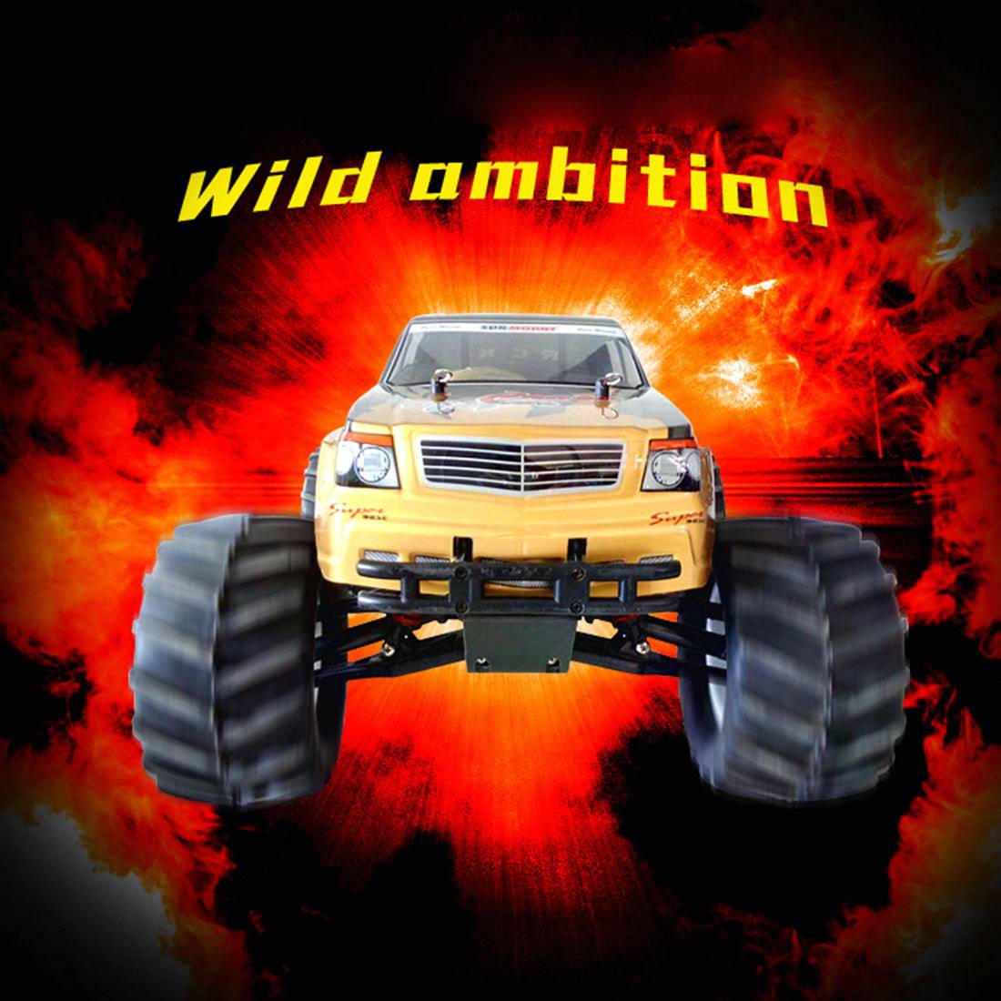 1/8 Scale Nitro Gas Powered 4WD Monster Truck 2 Speed Gearbox 60km/h RTR-helloworld7