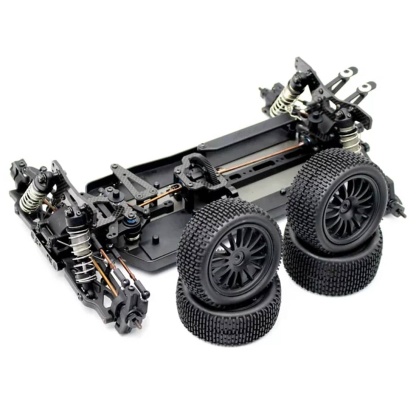 1/9 Scale 4WD Carbon Fiber Dual Mode Desert Rally RC Car Kit DIY Chassis