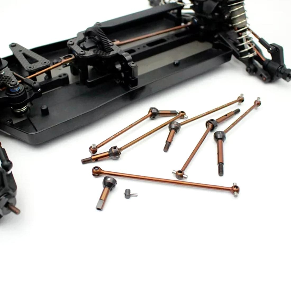 1/9 Scale 4WD Carbon Fiber Dual Mode Desert Rally RC Car Kit DIY Chassis