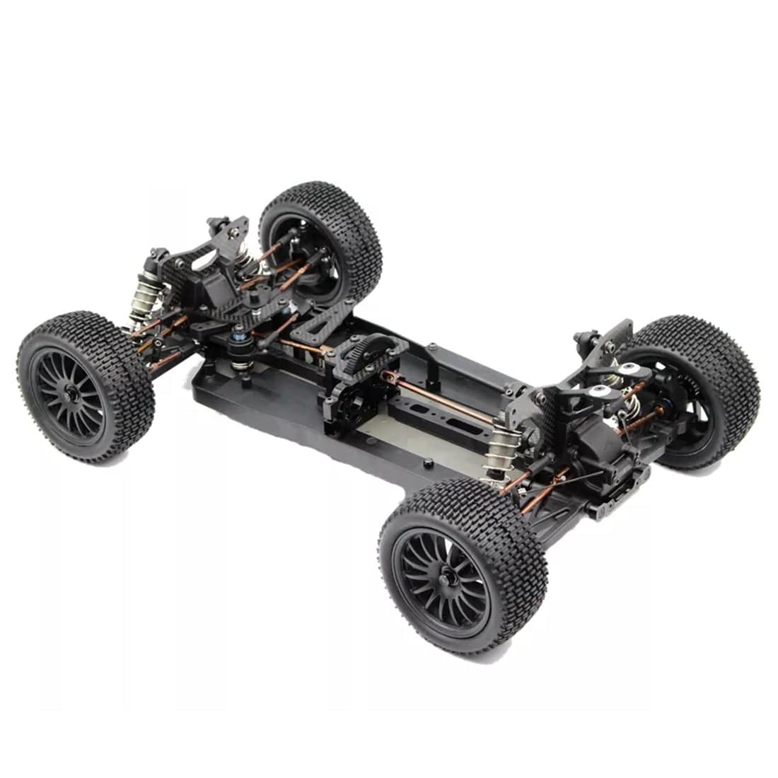 1/9 Scale 4WD Carbon Fiber Dual Mode Desert Rally RC Car Kit DIY Chassis