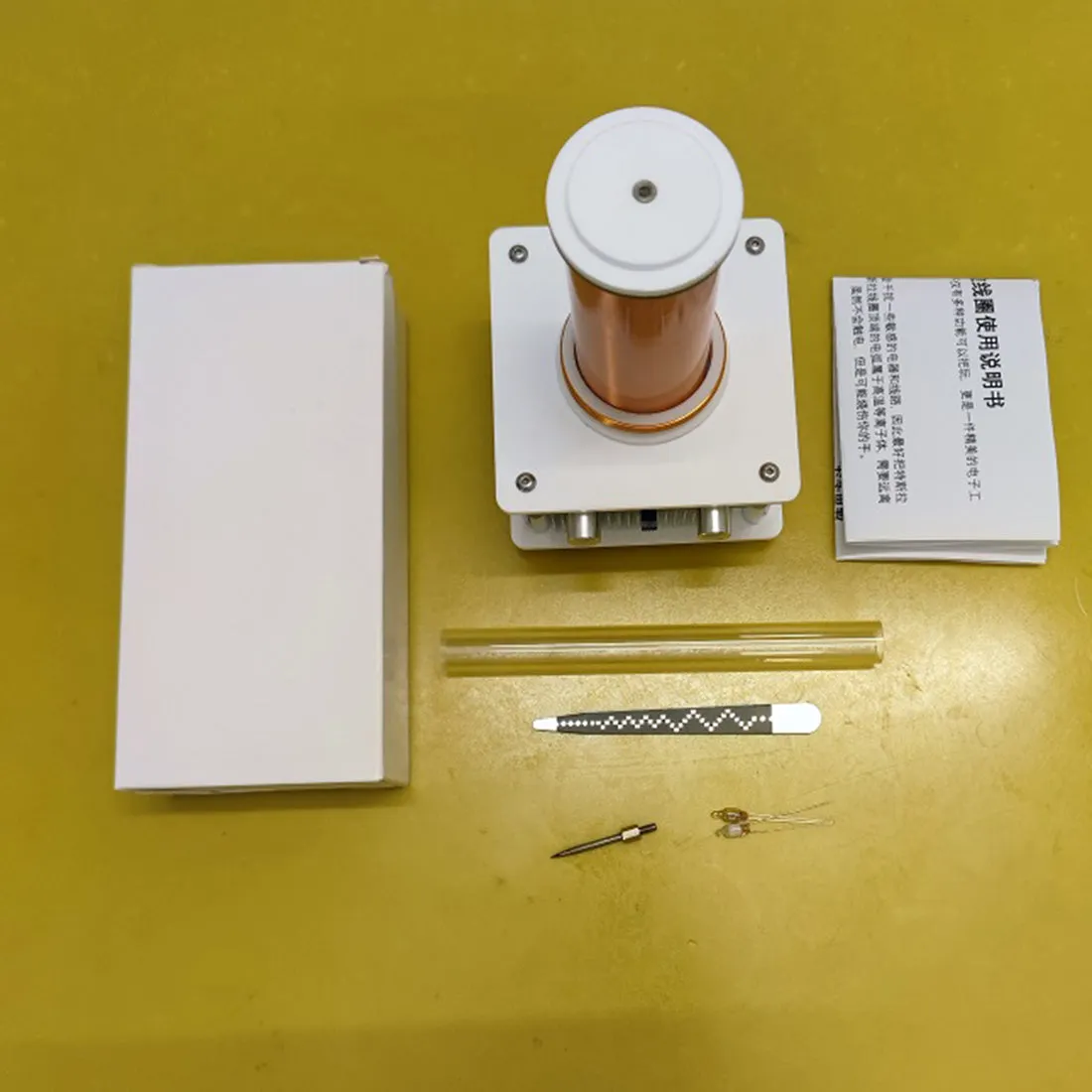 10cm Long Arc Mini Tesla Coil Bluetooth Music Plasma Speaker Touchable Lightning Science Gift