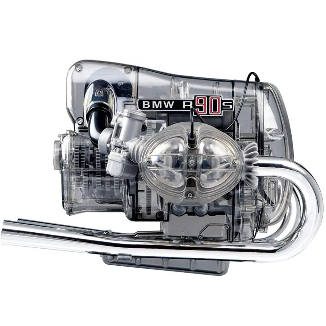 1/2 Scale Visible Flat Twin Airhead Engine Model Kit DIY STEM Gift