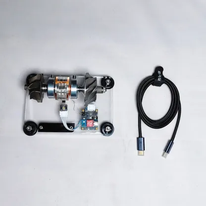 12V Brushless DC Electric Turbocharger Model with Hall Sensor & Type-C Power