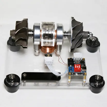 12V Brushless DC Electric Turbocharger Model with Hall Sensor & Type-C Power