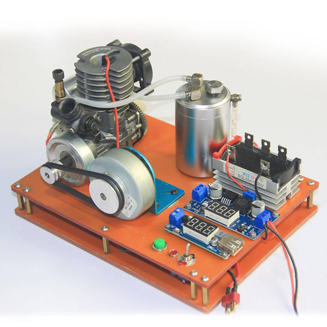 Modified 15-Level Methanol Engine Generator Model Kit 12V Output One-Key Start