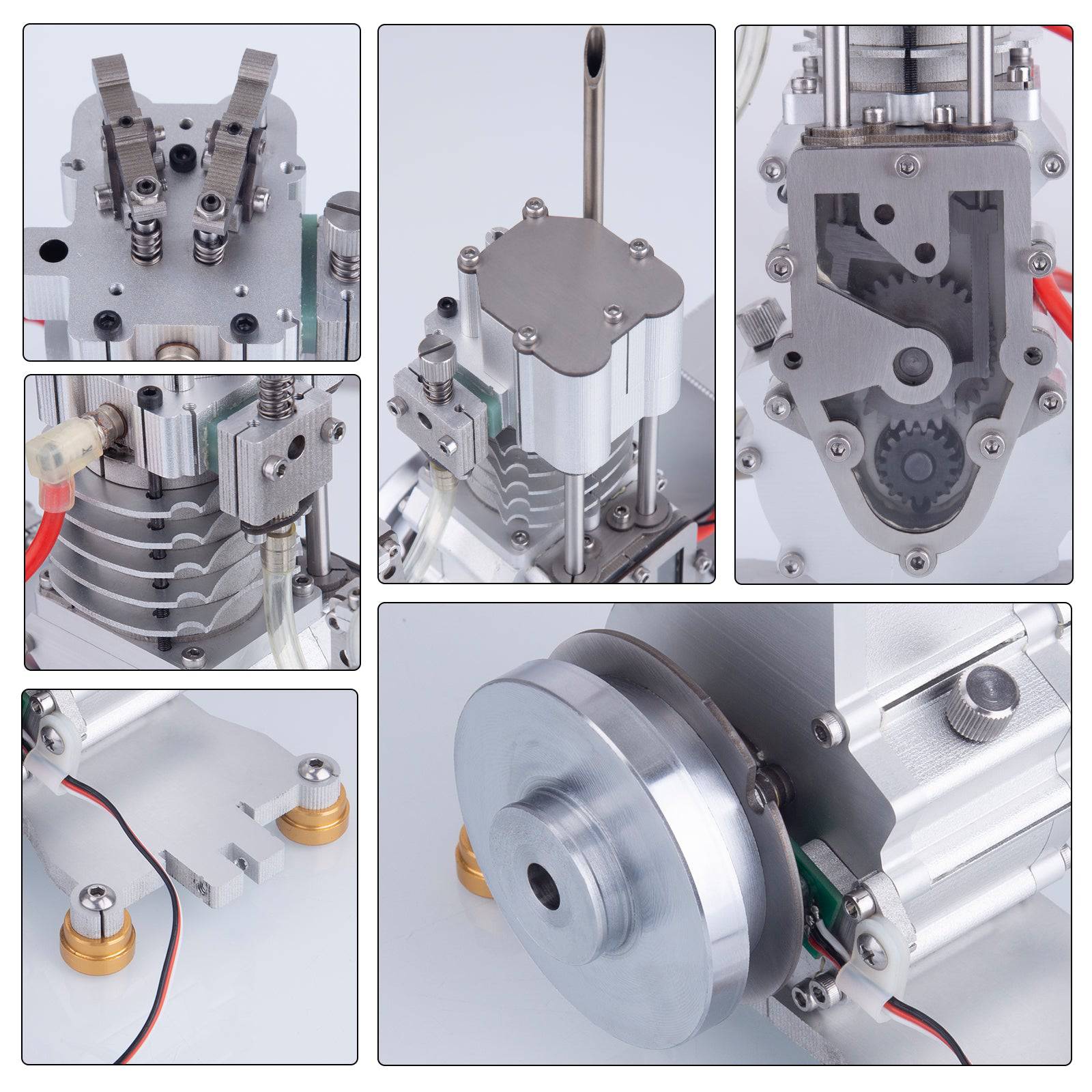 15cc Vertical 4 Stroke OHV Gasoline Engine Model with Visible Internal Mechanism