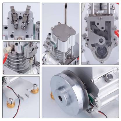 15cc Vertical 4 Stroke OHV Gasoline Engine Model with Visible Internal Mechanism