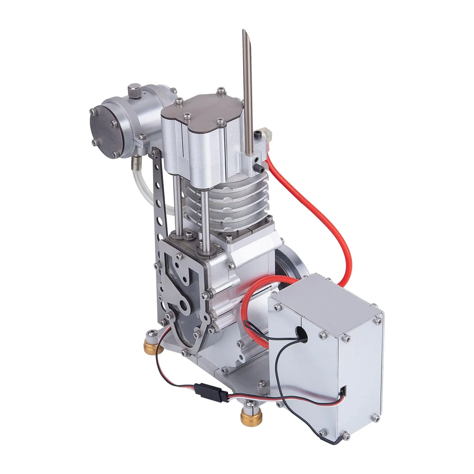 15cc Vertical OHV 4-Stroke Gasoline Engine Model Industrial Internal Combustion Motor with Visible Crankcase