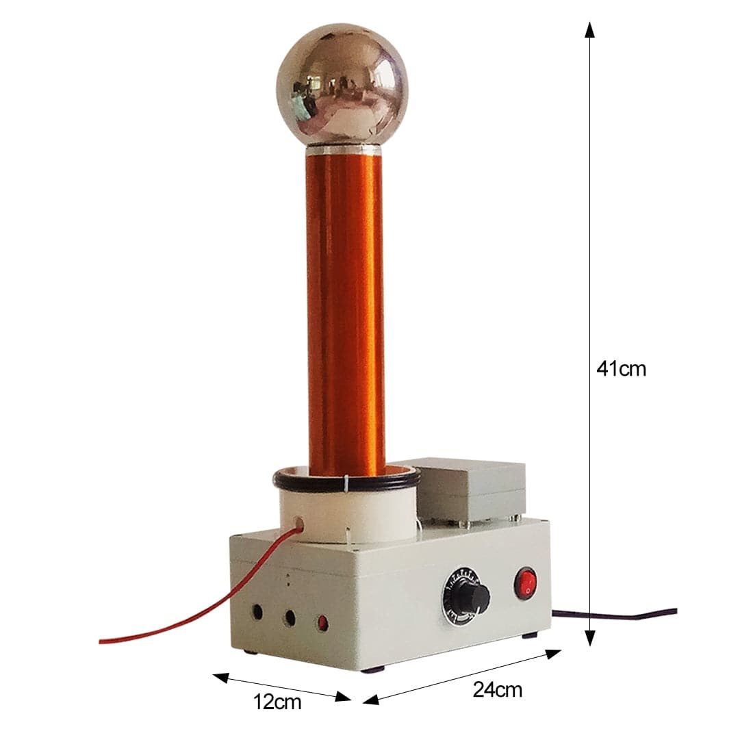 15cm Arc Tesla Coil Artificial Lightning Generator Wireless Transmission Science Experiment Toy Adjustable Power-helloworld7