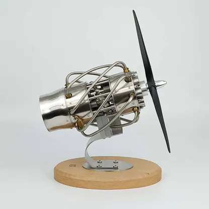 16 Cylinder Swash Plate Stirling Engine Model Metal Butane Powered Kinetic Art 1800RPM