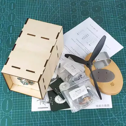 16 Cylinder Swashplate Stirling Engine Model Metal Butane Powered Kinetic Art Generator