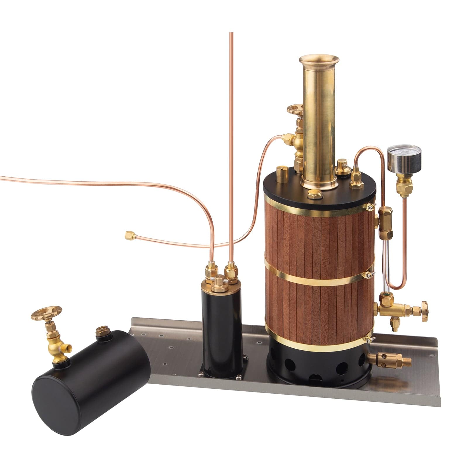 230ml Vertical Brass Steam Boiler Model for RC Marine Engine Ship Models