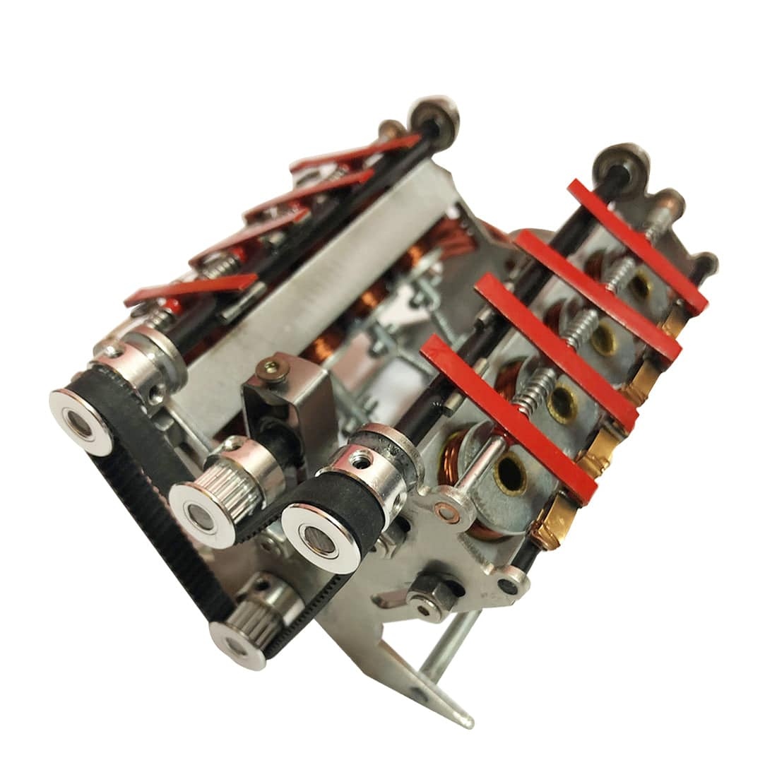 24V V8 Electromagnetic Engine Model High Speed Physics Science STEM Gift