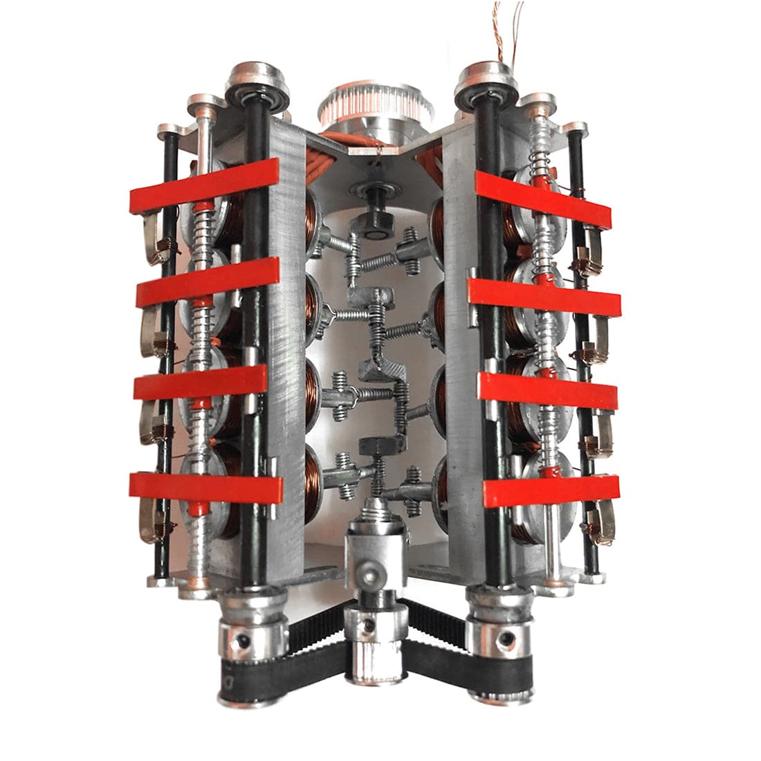 24V V8 Electromagnetic Engine Model High Speed Physics Science STEM Gift