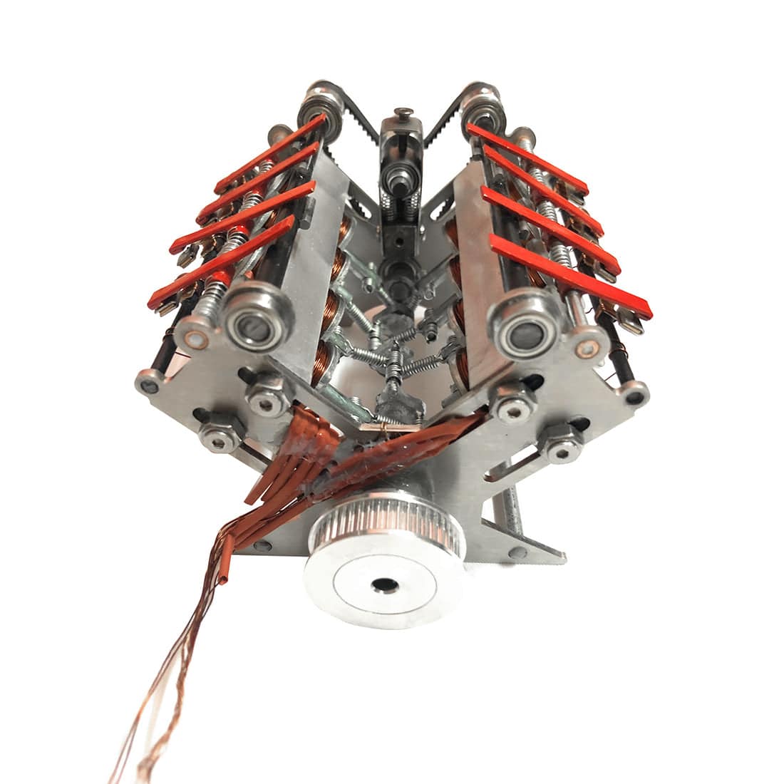 24V V8 Electromagnetic Engine Model High Speed Physics Science STEM Gift