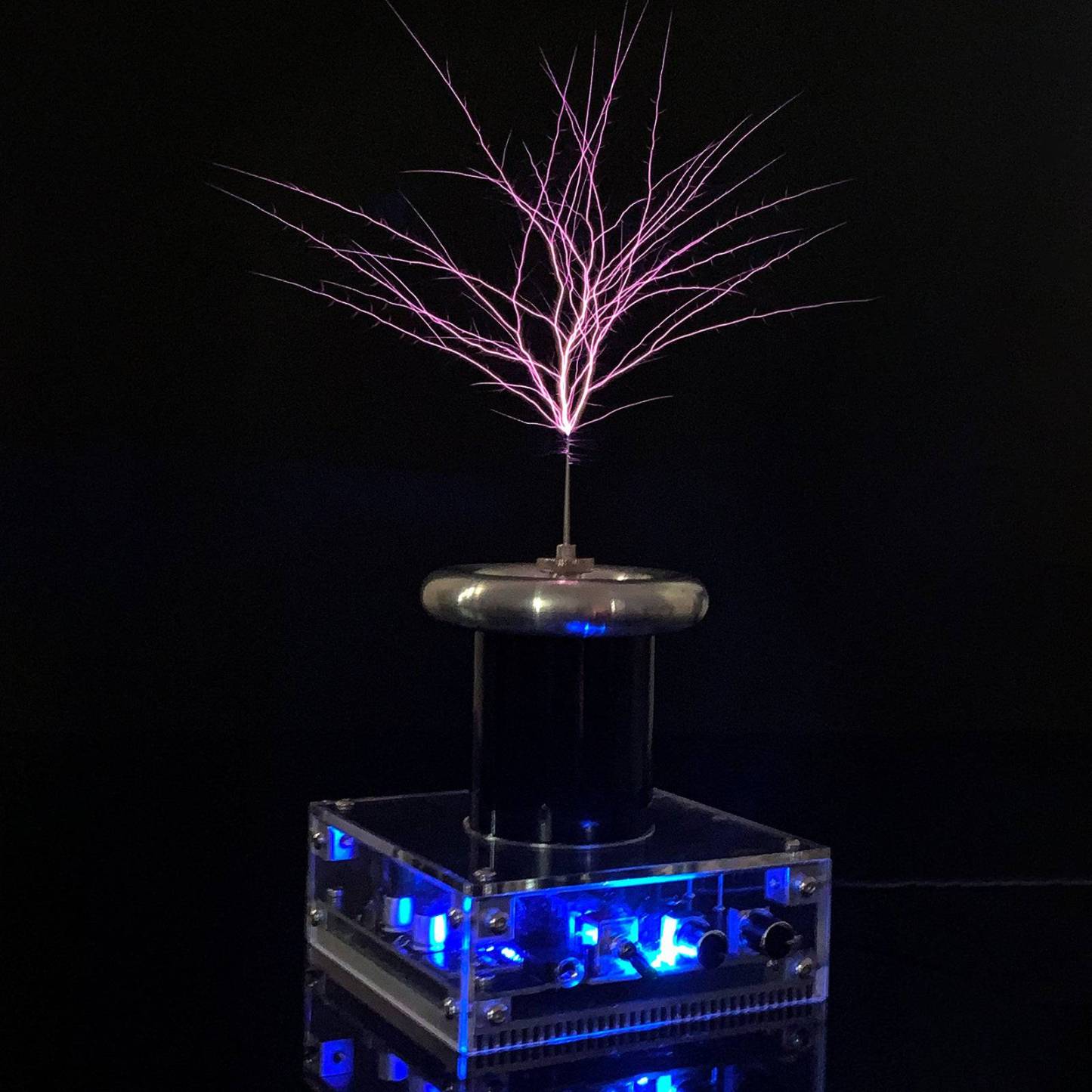 Table Top Musical Tesla Coil Bluetooth Plasma Speaker Touchable Arc Science Toy Wireless Transmission-helloworld7