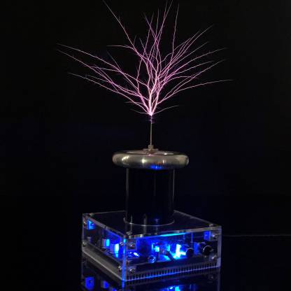 Table Top Musical Tesla Coil Bluetooth Plasma Speaker Touchable Arc Science Toy Wireless Transmission-helloworld7