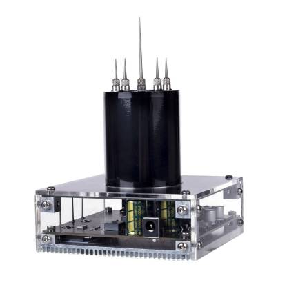 25cm Arc PCB Musical Tesla Coil Bluetooth Plasma Speaker 2-in-1 Touchable Lightning Generator